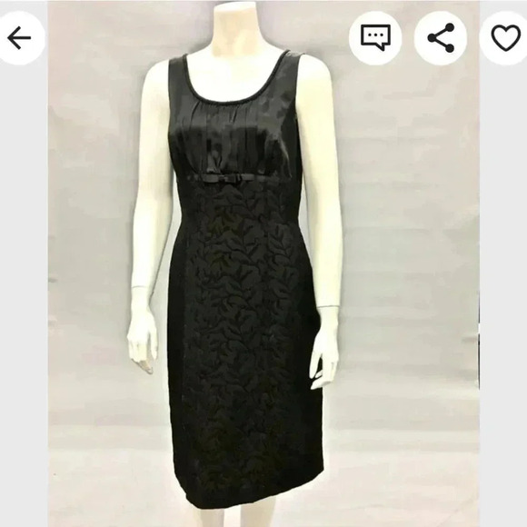 Vintage Tahari black dress - Picture 4 of 6